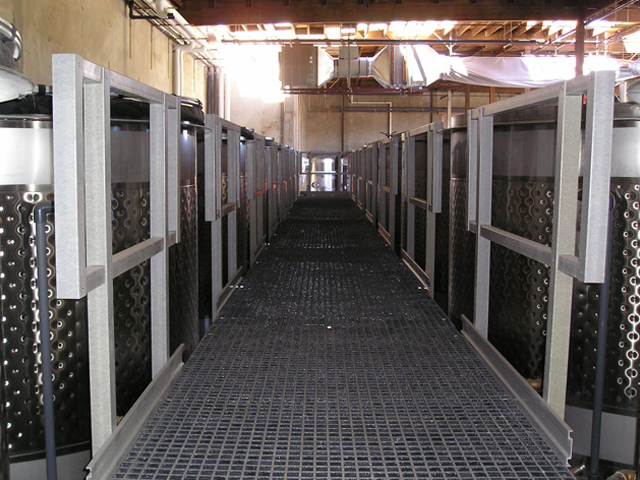 Fiberglass Reinforced Plastic in Winery 